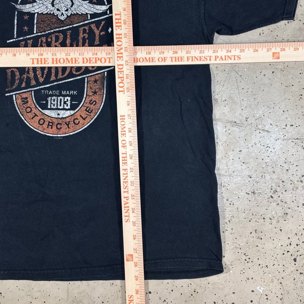 Harley Davidson Motorcycle Biker Bowling Green Kentucky Black Graphic T-Shirt XL - Picture 5 of 7